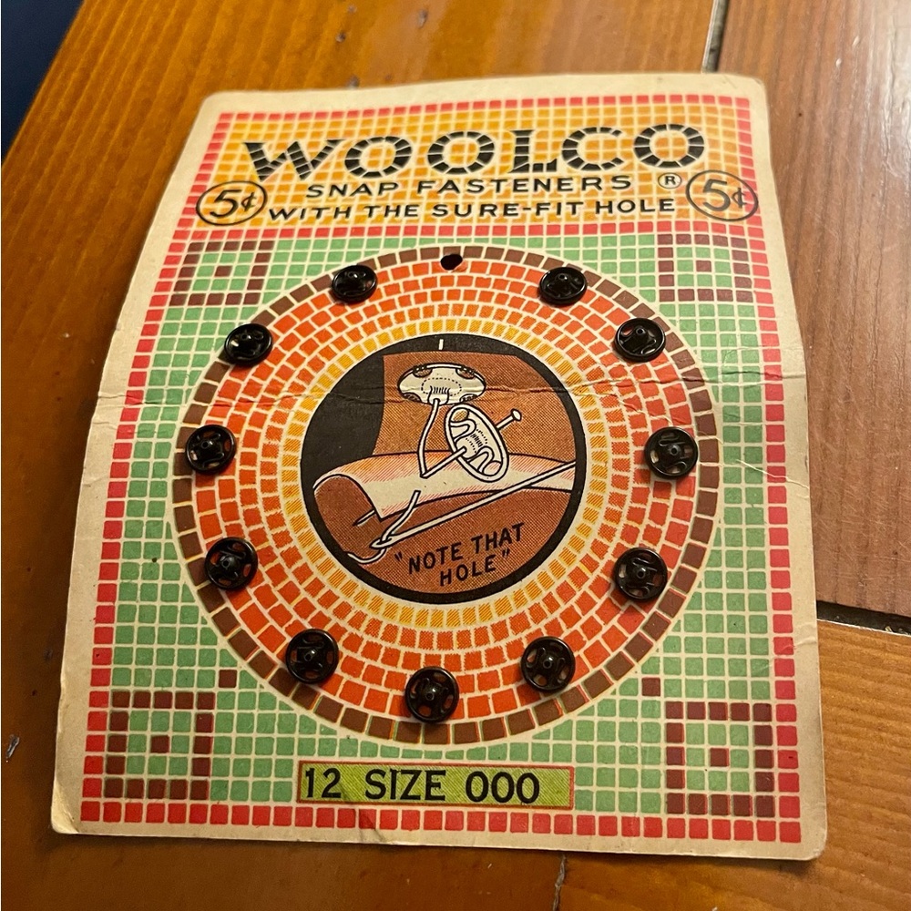 Woolco Snap Fasteners -New